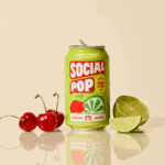 A can of Social Pop Cherry Limeade Hard Soda